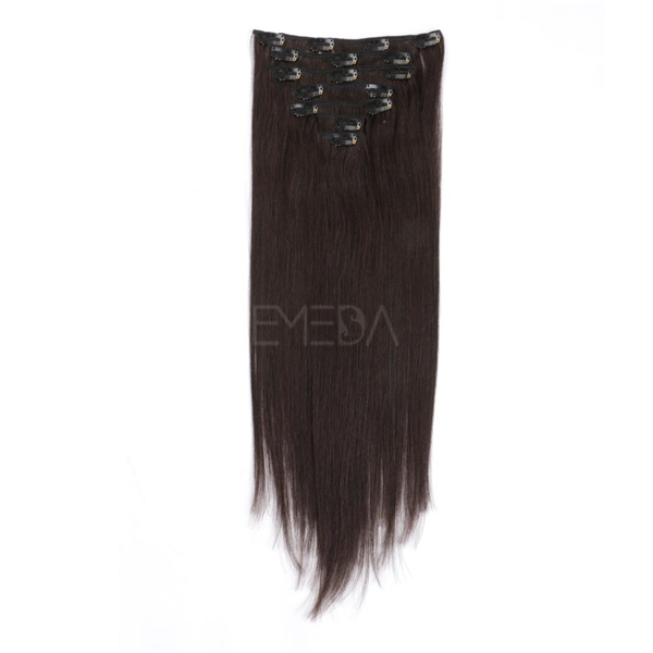 Wholesale clip in extensions human hair XS036